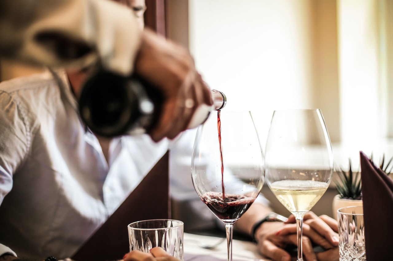 Botellas de vino en Bilbao